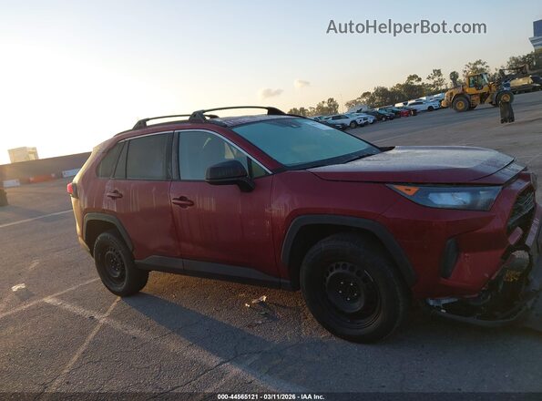 JTMH1RFV8KD015834 2019 TOYOTA LE Red Вид задньої частини салону