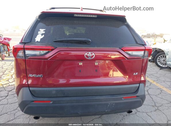 JTMK1RFV5KD040891 2019 TOYOTA LE Red 