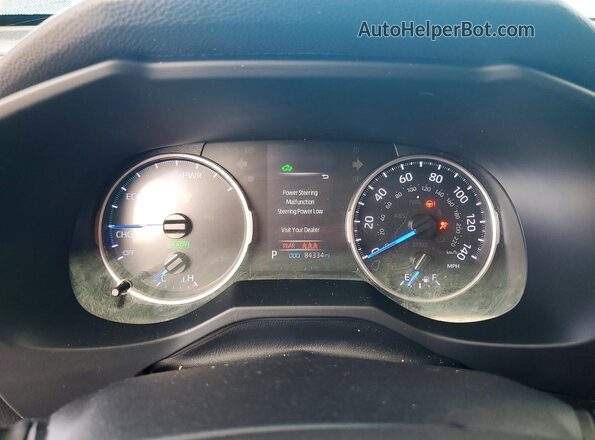 JTML6RFV8MD503373 2021 TOYOTA LE Синий Вид щитка приборов