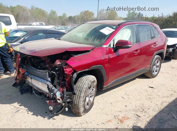 JTMMWRFV2SD299266 2025 TOYOTA LE Red Առջևի ձախ երեք քառորդ տեսարան