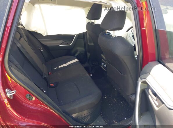 JTMMWRFV2SD299266 2025 TOYOTA LE Red VIN կոդի պիտակի տեսք