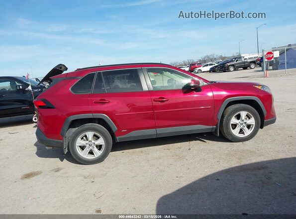 JTMMWRFV4KJ004556 2019 TOYOTA LE Red უკანა სალონის ხედი