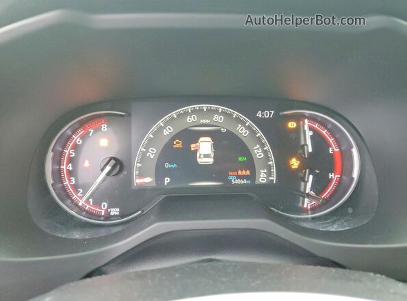 JTMN1RFV7KD504048 2019 TOYOTA LIMITED Gray Vista del cuadro de instrumentos
