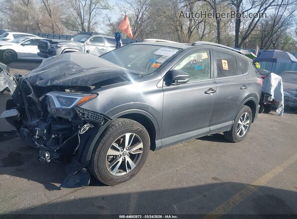 JTMRFREV2JJ252780 2018 TOYOTA LE Gray Առջևի ձախ երեք քառորդ տեսարան