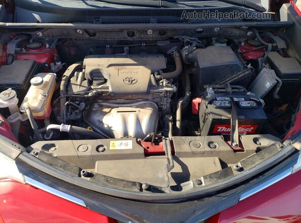 JTMRFREV6HJ132023 2017 TOYOTA LE Red Widok komory silnika