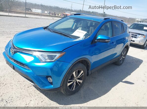 JTMRFREVXGD190066 2016 TOYOTA LE Blue Передня ліва чверть