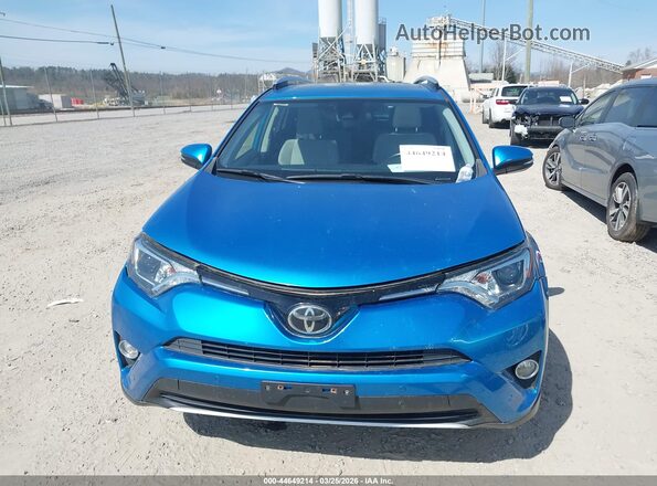 JTMRFREVXGD190066 2016 TOYOTA LE Blue Вид щитка приладів