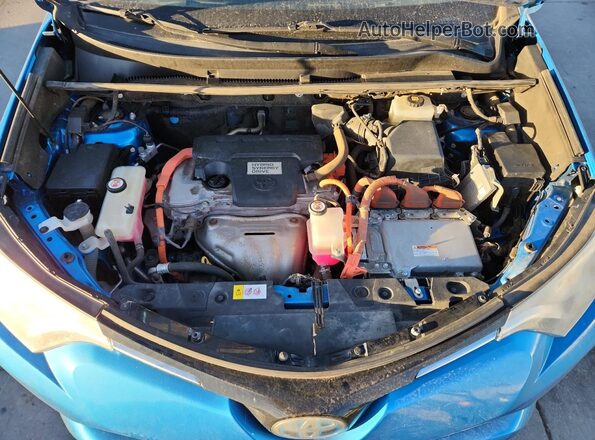JTMRJREV2JD187989 2018 TOYOTA LE Blue Widok komory silnika