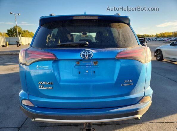 JTMRJREV2JD187989 2018 TOYOTA LE Blue Widok z tyłu
