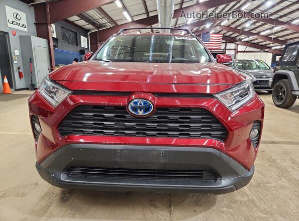 JTMRWRFV6MD133857 2021 TOYOTA LE Red 