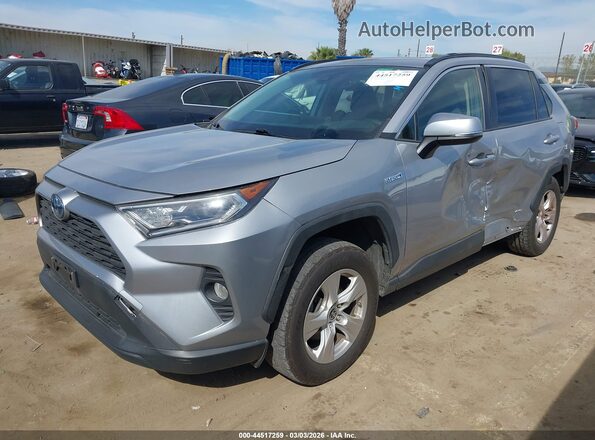 JTMRWRFV7KD006984 2019 TOYOTA LE Gray Առջևի ձախ երեք քառորդ տեսարան