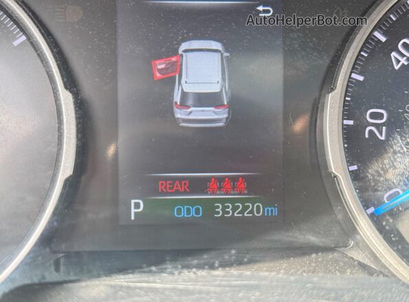 JTMRWRFVXMD559504 2021 TOYOTA LE Черный Вид панели приборов