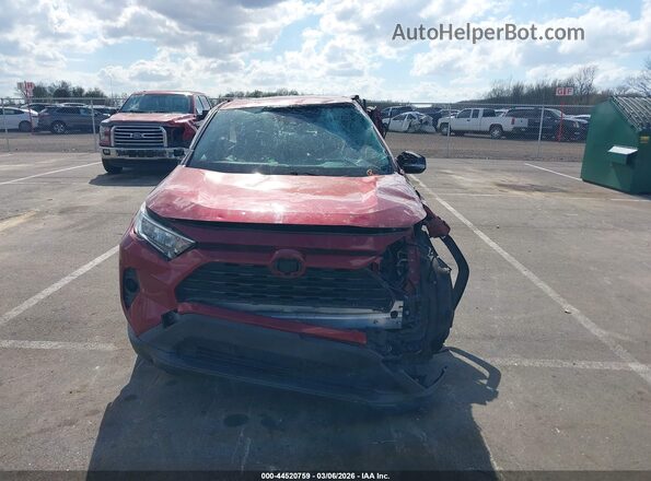JTMW1RFV3LD052735 2020 TOYOTA LE Red წინა პანელის ხედი