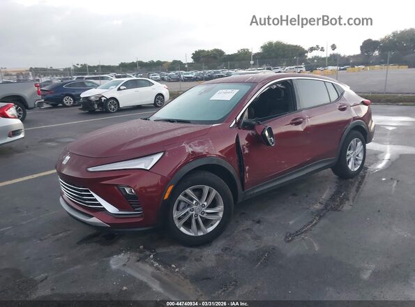 KL47LAEP5SB124381 2025 BUICK OTHER Red Առջևի ձախ երեք քառորդ տեսարան
