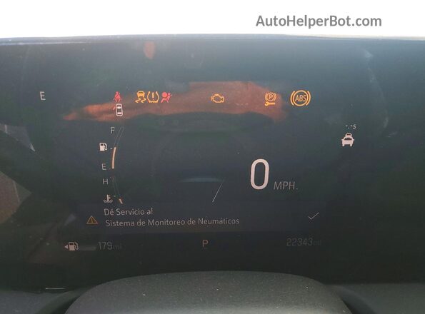 KL4AMBSL7SB183121 2025 BUICK ENCORE Белый Вид щитка приборов