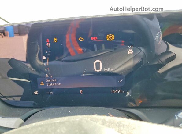 KL4AMBSP8SB008122 2025 BUICK ENCORE Charcoal Widok zestawu wskaźników