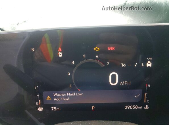 KL4AMCSL7SB154644 2025 BUICK ENCORE White Instrument cluster view