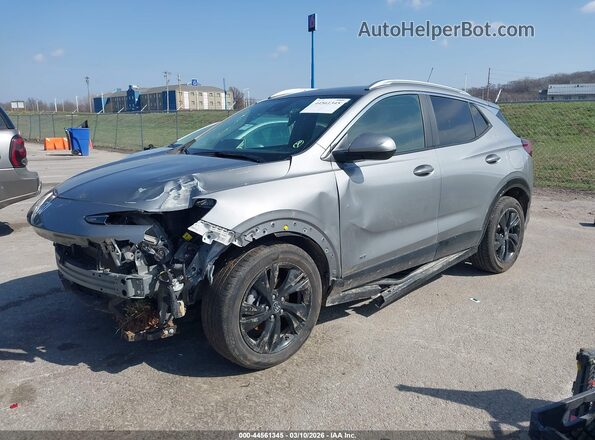 KL4AMDSL2SB048706 2025 BUICK ENCORE Gray Vista tres cuartos delantera izquierda