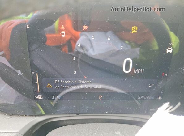 KL4AMESL5RB164000 2024 BUICK ENCORE White Вид щитка приладів