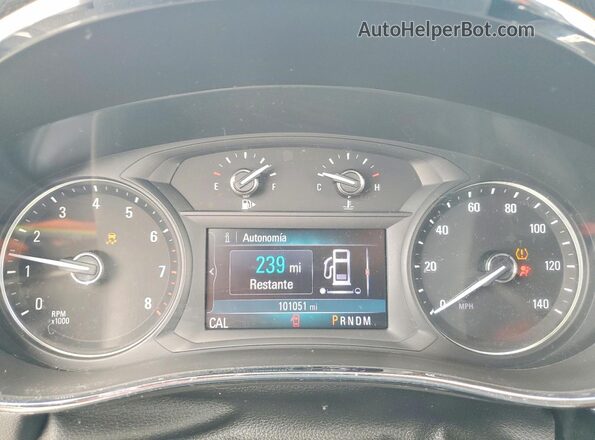 KL4CJ1SB0KB829442 2019 BUICK ENCORE Черный Вид щитка приборов