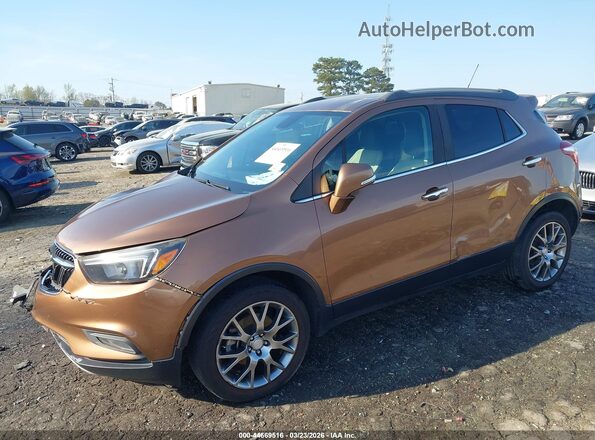 KL4CJ1SB1HB202242 2017 BUICK ENCORE Brown 