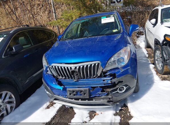 KL4CJ2SM7GB714237 2016 BUICK ENCORE Blue Вид щитка приладів