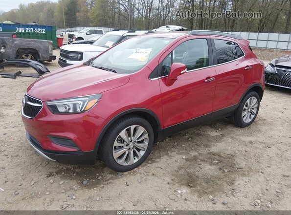 KL4CJASB0HB081784 2017 BUICK ENCORE Burgundy Przód lewy