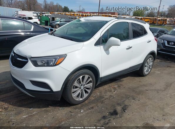 KL4CJASB1LB039844 2020 BUICK ENCORE Белый Передняя левая четверть