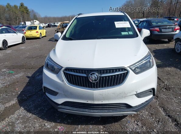 KL4CJASB2HB185208 2017 BUICK ENCORE White Instrument cluster view