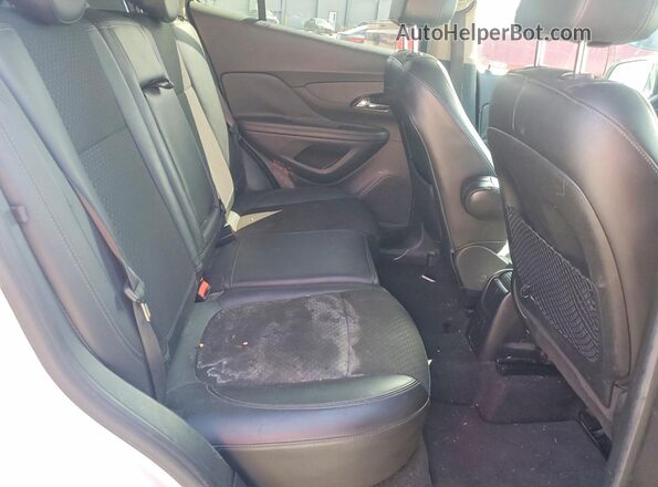 KL4CJASB2JB605801 2018 BUICK ENCORE White VIN კოდის სტიკერის ხედი