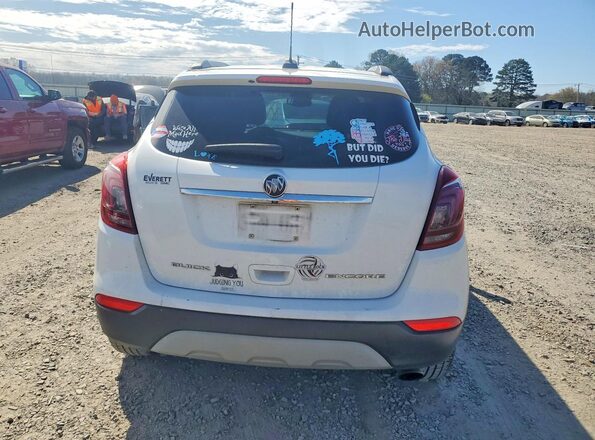 KL4CJASB2JB605801 2018 BUICK ENCORE White წინა სალონის ხედი