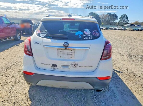 KL4CJASB2JB605801 2018 BUICK ENCORE White წინა პანელის ხედი