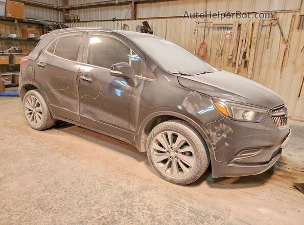 KL4CJASB6JB717114 2018 BUICK ENCORE Black წინა მარჯვენა