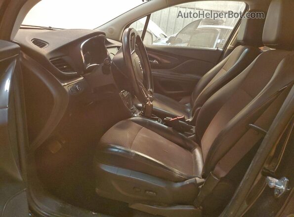 KL4CJASB6JB717114 2018 BUICK ENCORE Black წინა სალონის ხედი