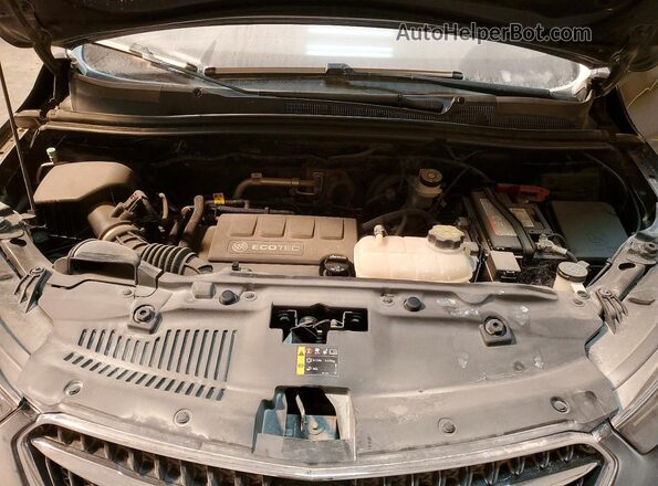 KL4CJASB6JB717114 2018 BUICK ENCORE Black ძრავის განყოფილების ხედი