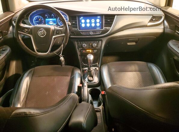 KL4CJASB6JB717114 2018 BUICK ENCORE Black წინა პანელის ხედი