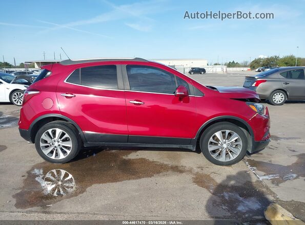 KL4CJASB9JB614186 2018 BUICK ENCORE Burgundy Սալոնի հետևի տեսք
