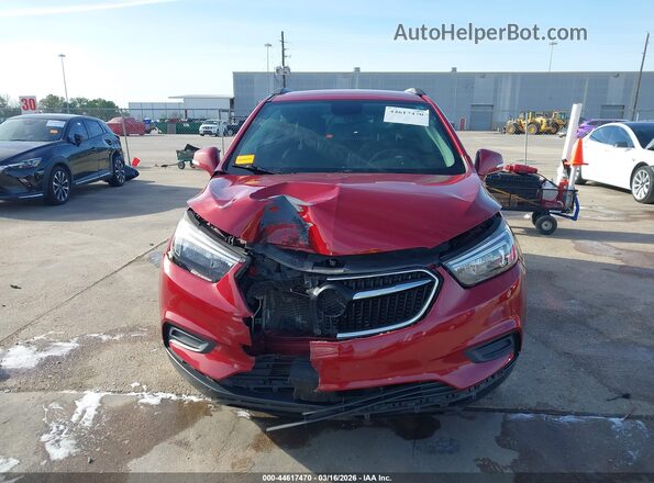 KL4CJASB9JB614186 2018 BUICK ENCORE Burgundy Սարքավորումների վահանակի տեսք