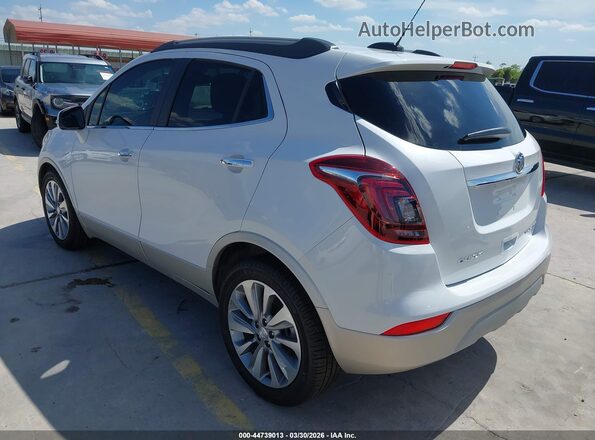 KL4CJASB9JB710366 2018 BUICK ENCORE White Trasero izquierdo
