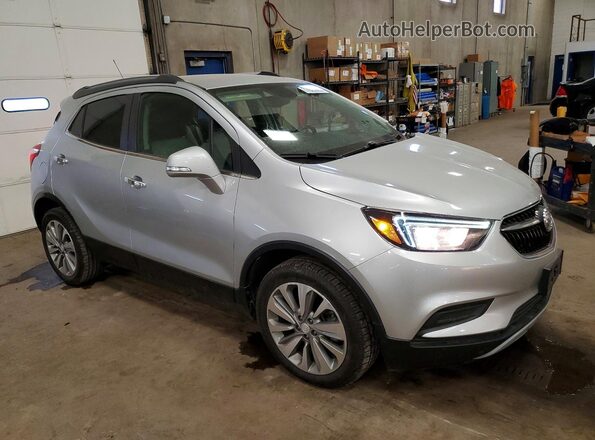 KL4CJASB9KB772898 2019 BUICK ENCORE Silver 