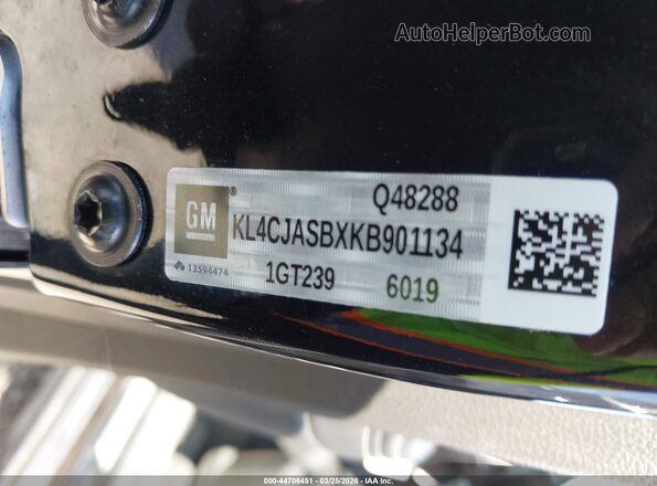 KL4CJASBXKB901134 2019 BUICK ENCORE Black 
