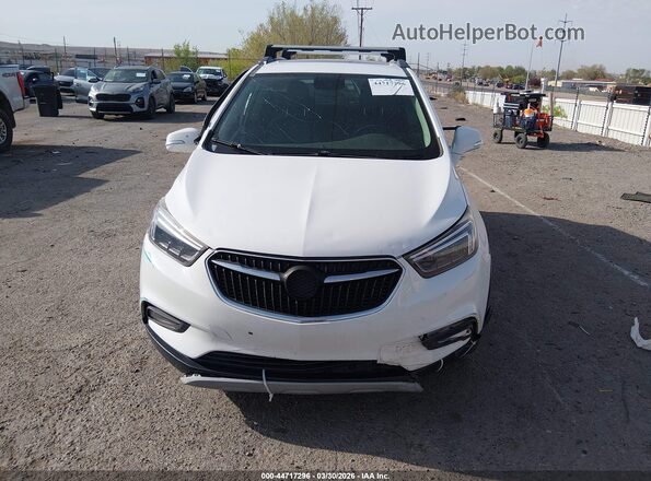 KL4CJCSB9JB631243 2018 BUICK ENCORE White Widok zestawu wskaźników