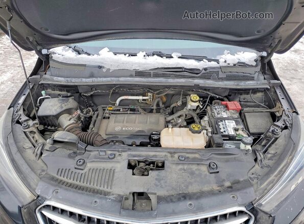 KL4CJESB7HB134598 2017 BUICK ENCORE Black Widok komory silnika