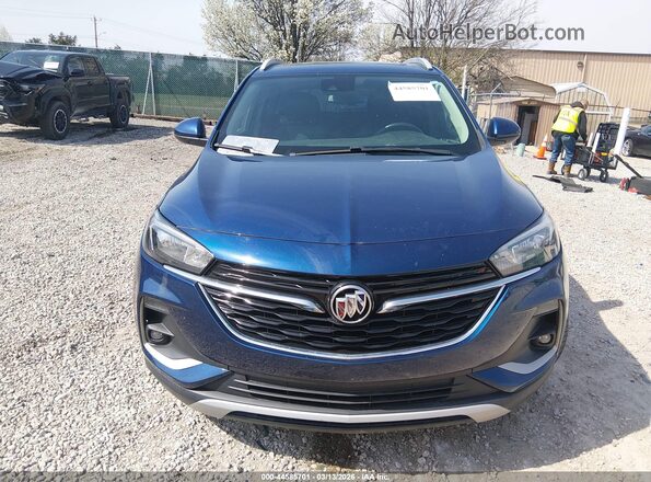 KL4MMDS2XMB072467 2021 BUICK ENCORE Blue Widok zestawu wskaźników