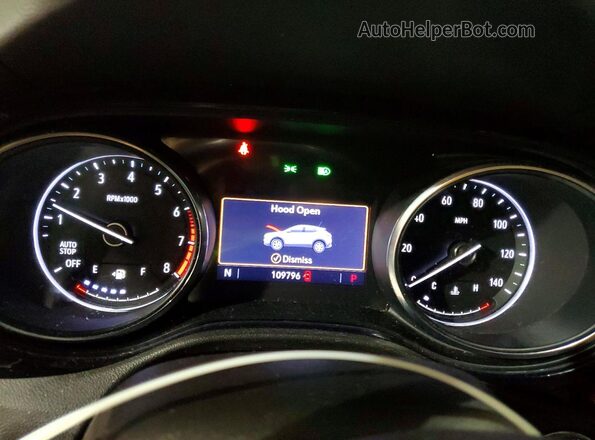 KL4MMDSL3PB015024 2023 BUICK ENCORE White Вид щитка приладів