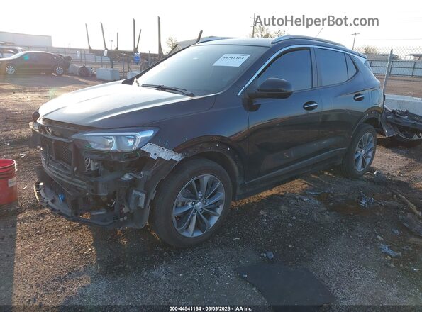 KL4MMDSL5NB106308 2022 BUICK ENCORE Черный Передняя левая четверть