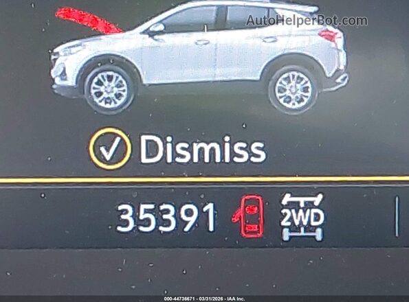 KL4MMESL1MB129430 2021 BUICK ENCORE White 