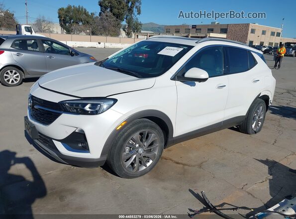 KL4MMFSL0NB070765 2022 BUICK ENCORE White Передня ліва чверть