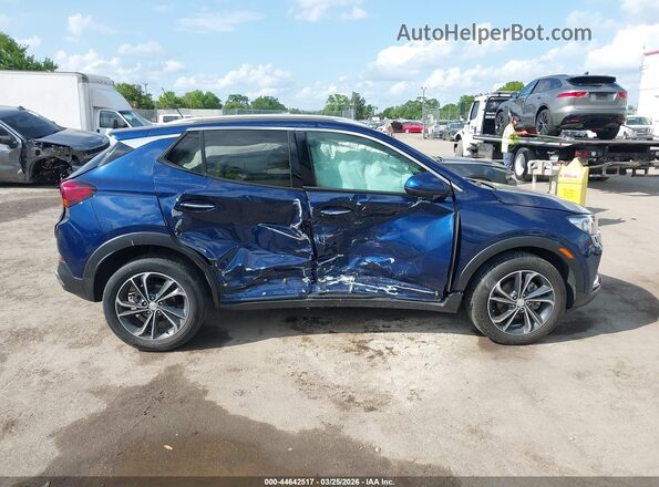 KL4MMGSL1NB103245 2022 BUICK ENCORE Blue Front view