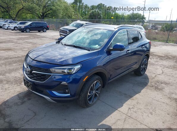 KL4MMGSL1NB103245 2022 BUICK ENCORE Blue Front left